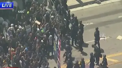 Protests intensify in Los Angeles after Trump deploys hundreds of National Guard troops
